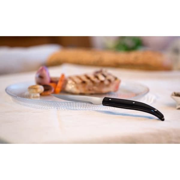Bøfknive - ARCOS - Steak Basic - Rustfrit stål - Sort polypropylen - 110/230 mm