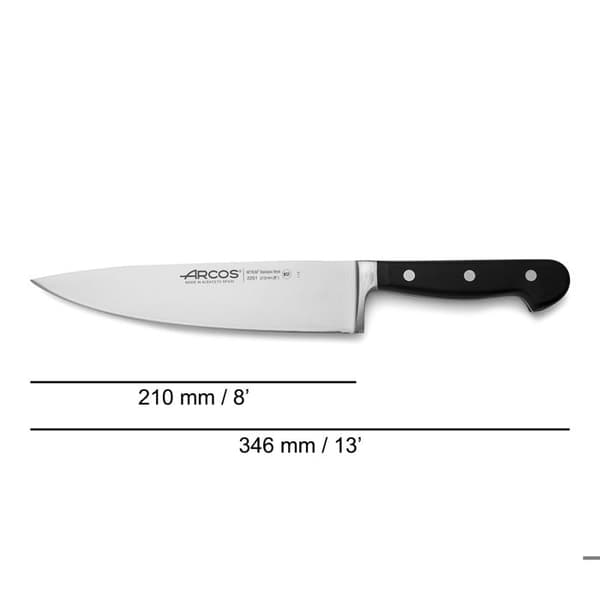Kokke kniv - Opera serie - Forged NITRUM rustfrit stål - "Silk" blad - 1 stk