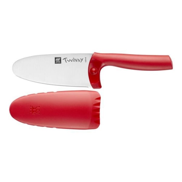 ZWILLING Twinny - Kockkniv för barn (10 cm) - Röd