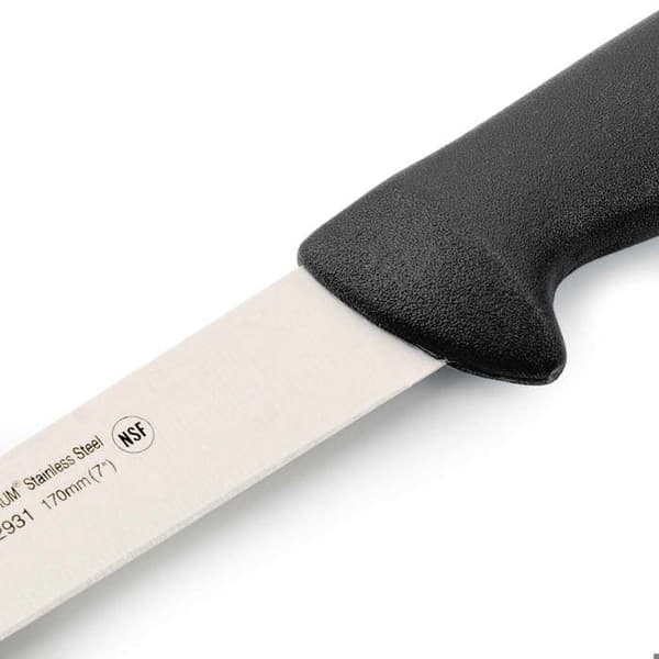 Sålkniv - Arcos - Prof 293125 - Nitrum rustfrit stål - Klinge 17 cm - Ergonomisk sort
