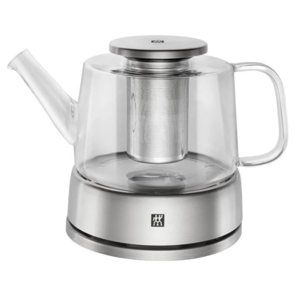 Teekande - ZWILLING - Sorrento - Borosilikatglas - Rustfrit Stål - 800 ml Transparent