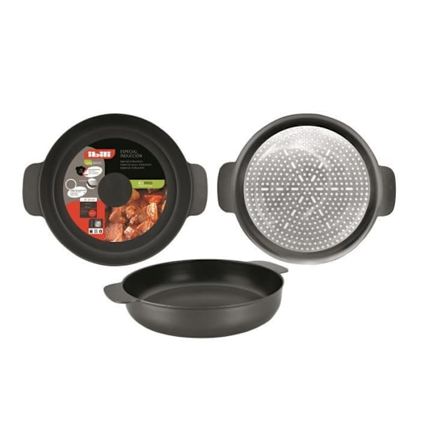 IBILI - Indubasic portionsfad, 14 cm, aluminium, non-stick, induktionskompatibel
