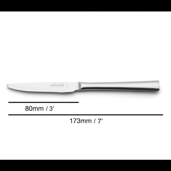 Bordkniv - Arcos - Capri - Rustfrit stål - 80 mm - Moderne design