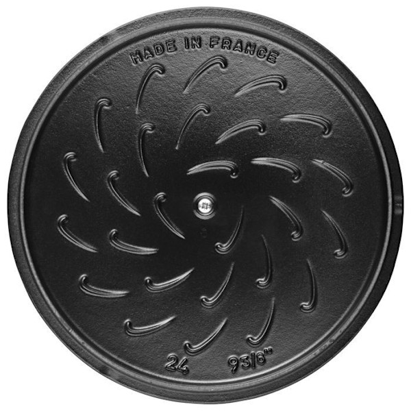 STAUB Cocotte Lily Mønster 24 cm Granatæble Bordeaux