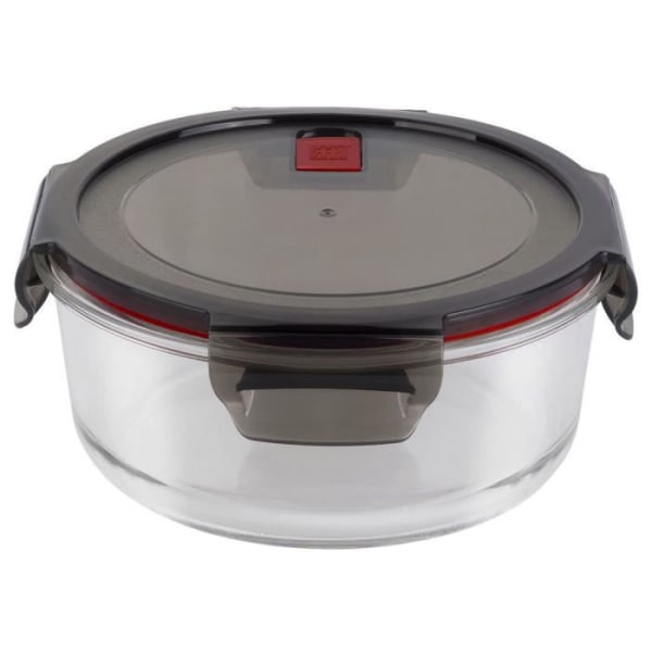 ZWILLING Gusto - Lufttät förvaringsbehållare (rund 1300 ml) - Borosilikatglas