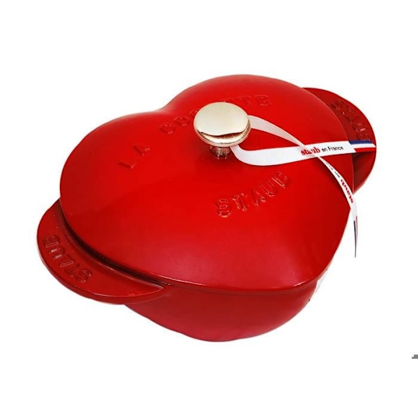 Hjertegryde 20cm Støbejern Svart