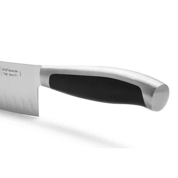 Couteau Santoku Arcos Kyoto 185mm Sort, Sølv