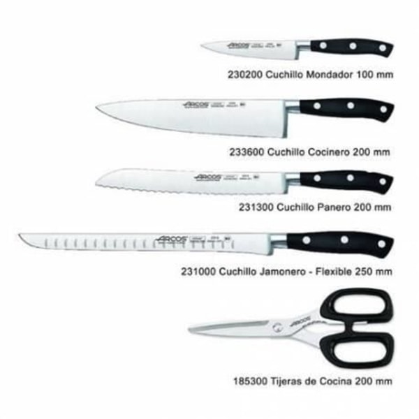 Riviera Range Set 6-osainen laatikko - veitset - sakset - tuki