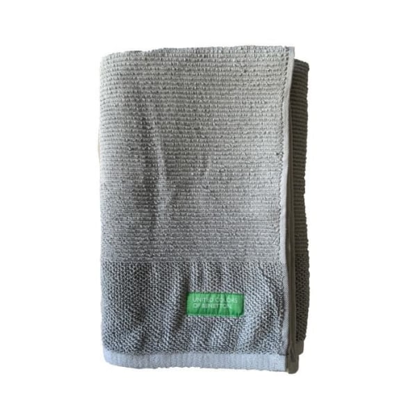 Bad- och duschhandduk i grått bomull, 140x70 cm. Grå