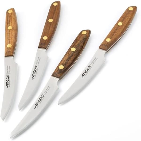 Knive - ARCOS - Nordika - Sæt med 4 - Rustfrit stål NITRUM - Klinge 100 mm