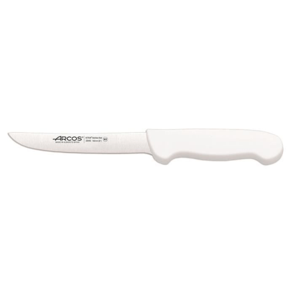 Urbeningskniv Arcos Color - Prof 294524 i Nitrum rostfritt stål och vit polypropen mango ergonomisk med blad på 16