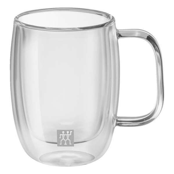 Verk i espresso - ZWILLING - Sorrento - Dubbelvägg - Borosilikatglas - 134 ml (2 stycken)