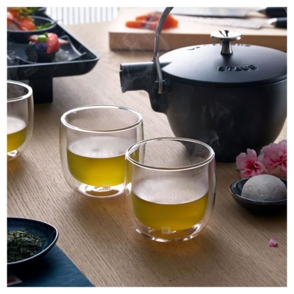 Kaksinkertainen lasi - ZWILLING - Tee - 240ml - Läpinäkyvä - 2 kappaletta Transparent
