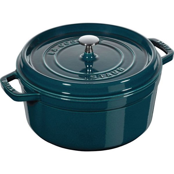 STAUB - Gjutjärn Rund Cocotte, 28 cm, Blue La Mer