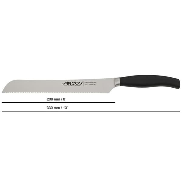 Brødkniv - ARCOS - Clara - Klinge i Forged Nitrum® Rustfrit Stål - 200 mm - 1 stk.