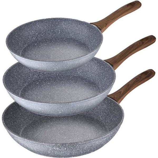 Stegepander - San Ignacio - Daimiel - Smedet aluminium - Induktion - 22/26/28 cm