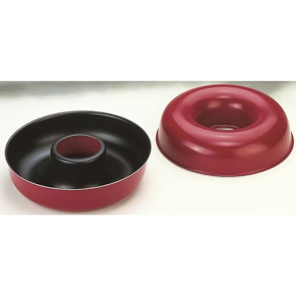 Savarinform - IBILI - 24 cm - Non-stick aluminium - Rød med sorte pletter - Opvaskemaskinevenlig