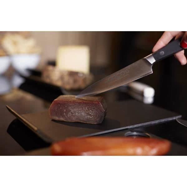 Veitsi - ARCOS - Taottu Manhattan - 13 cm terä - Ergonominen - Musta Sort