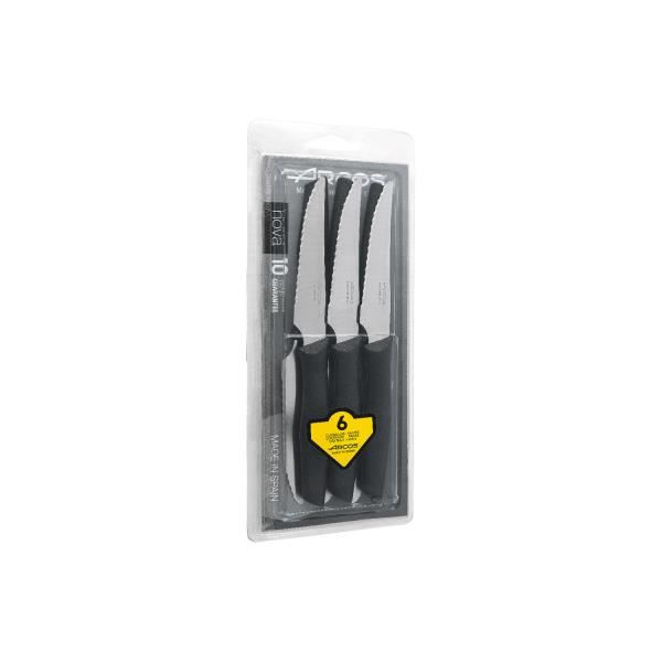 Arcos Nova Steak Knife Set - 6 delar 0,000000 Svart