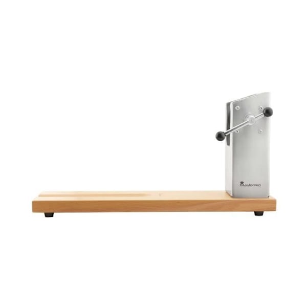 Bergner Q3454 Jamonero 62x30 cm Masterpro Collection, Træ/rustfrit stål, Krom