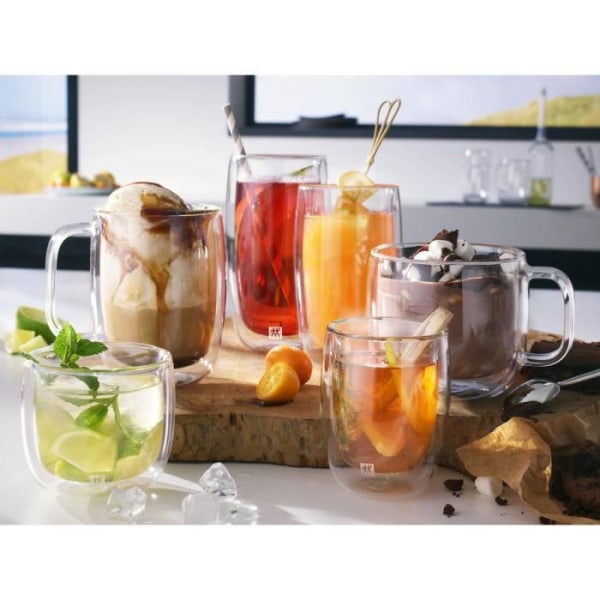 Sodavandsglas - ZWILLING - Sorrento - 2 stk - 475 ml - Borosilikatglas