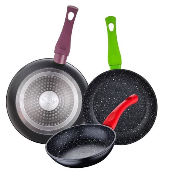 Stegepander - San Ignacio - Jolie - Smedet aluminium - Non-stick - Induktionskompatibel