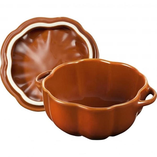 Kokilka oranssi Special Cocotte keraaminen uunivuoka 0,7 l kannella 405115540