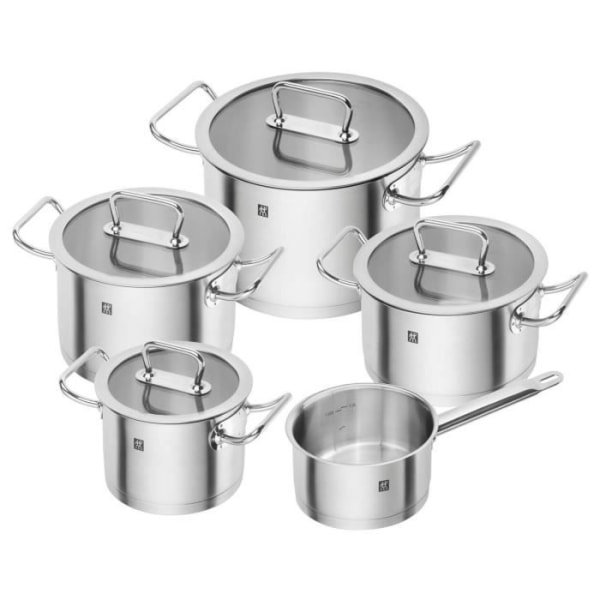 ZWILLING Pro - Set med kokkärl (5 delar) - Rostfritt stål
