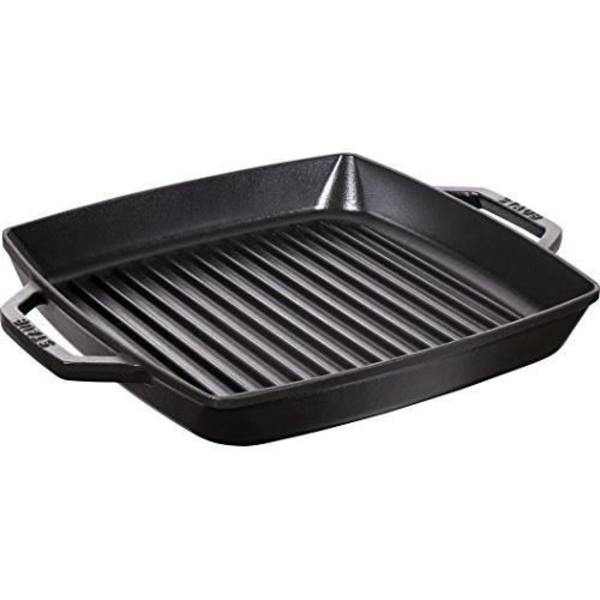 Staub 40511-683-0 rektangulära grillpannor med två handtag, 28 x 28 cm 40511-683-0