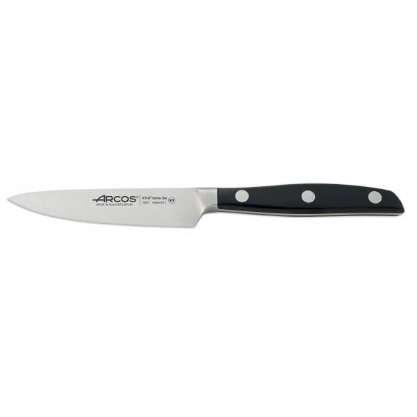 10cm kniv Kontormodel Arcos Manhattan smedet Sort