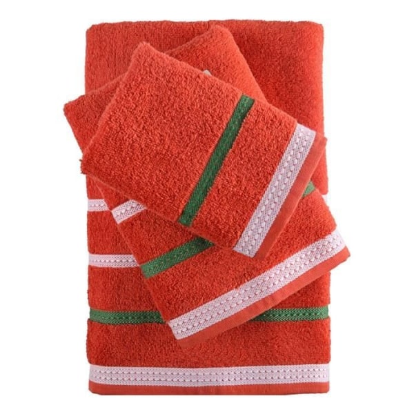 Benetton röd handduksset (4 st)