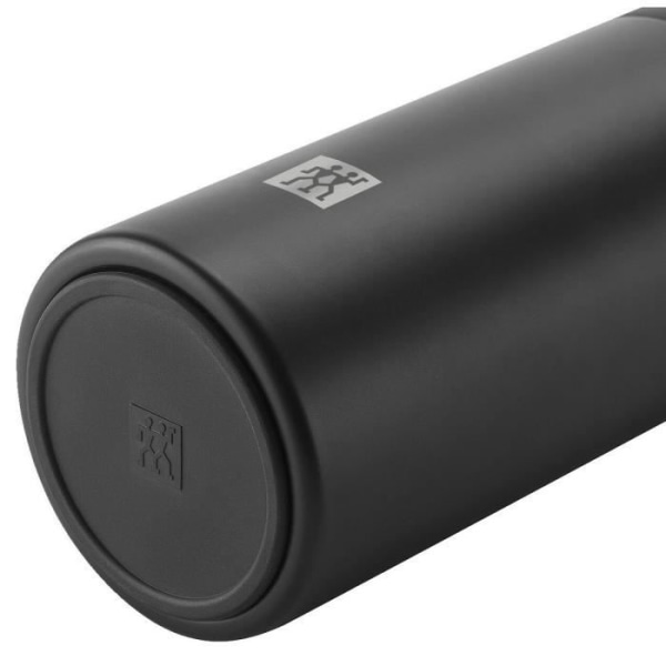 Isoleringflaske - ZWILLING - Thermo - 420 ml - Rustfrit Stål - Mat Sort Svart, Silvervit