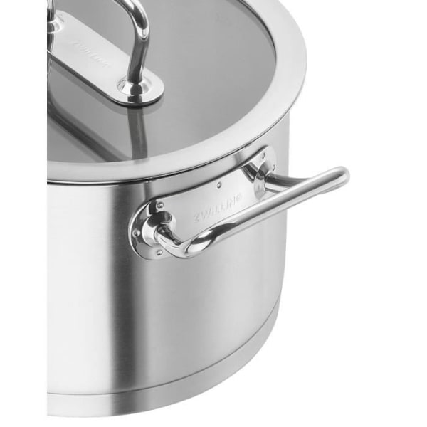 ZWILLING Pro - Kasse med glaslåg (24 cm) - Rustfrit stål