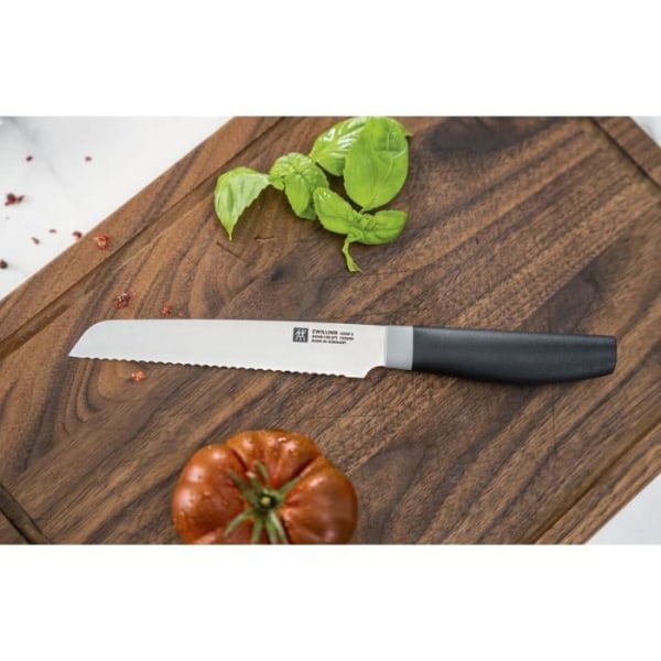 ZWILLING Now S - Utility Knife (tandat blad - 13 cm) - Rostfritt stål - Svart