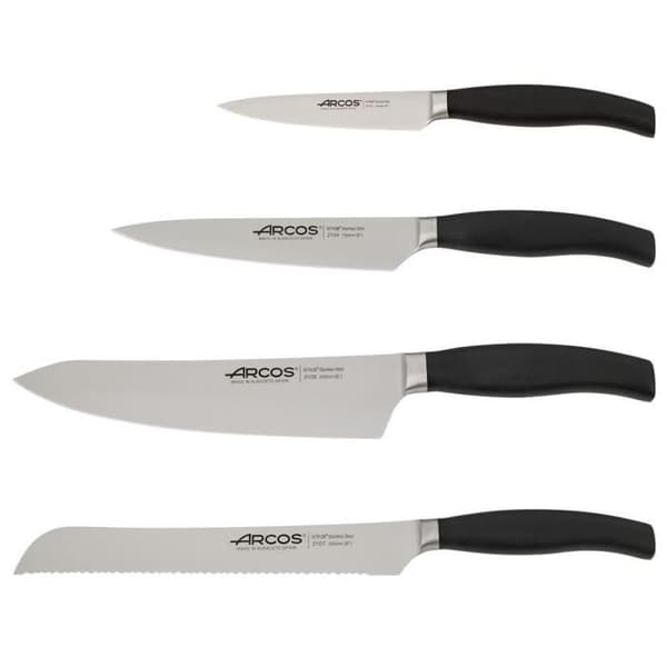 Knivblok - ARCOS - Clara - 4 dele - NITRUM® rustfrit stål - Polypropylen (PP)