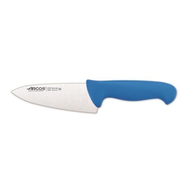 Kockkniv Arcos Color - Prof 292023 i Nitrum rostfritt stål och blå polypropen mango ergonomisk med 15 cm blad,