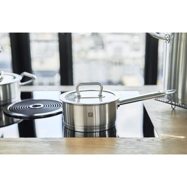 ZWILLING Pro - Lasikannella varustettu kattila (18 cm) - Ruostumaton teräs