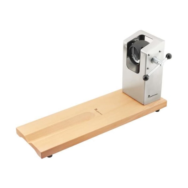 Bergner Q3454 Jamonero 62x30 cm Masterpro Collection, Træ/rustfrit stål, Krom