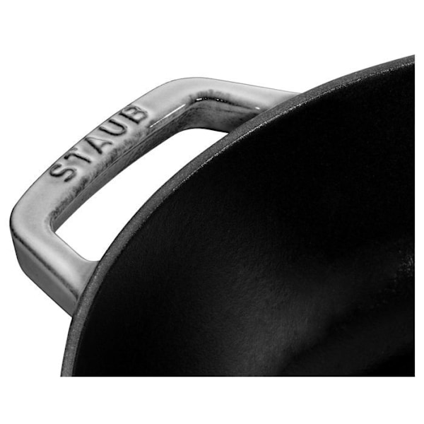 Chistera pyöreä vuoka valurautaa - STAUB - Ø 28 cm - 6,7 L - Grafiitinharmaa Grafitgrå