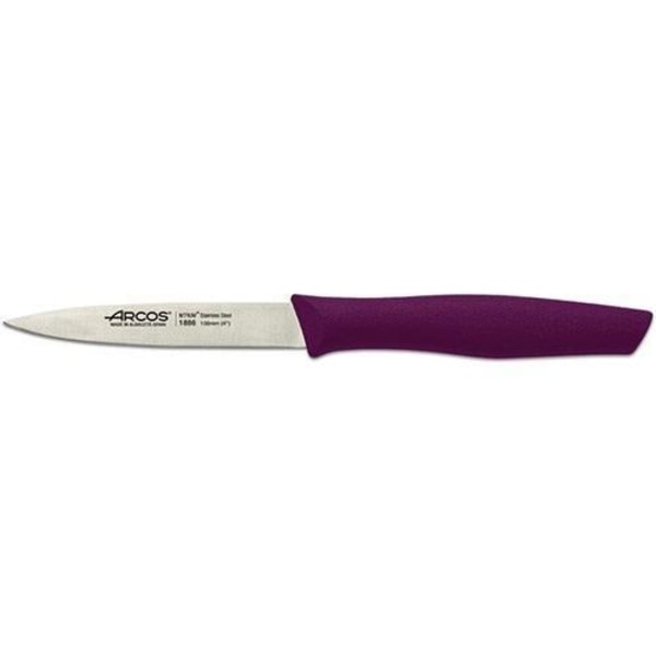 Skalpellkniv - Arcos - 100mm - Fuchsia - Rostfritt stål NITRUM® - Diskmaskinvänlig Fuchsia