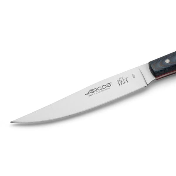 Fast kniv - ARCOS - 373723 - Nitrum rustfrit stål - Micarta skaft - Klinge 11 cm