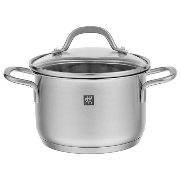 ZWILLING Pico - Kande med glaslåg (14 cm) - Rustfrit stål