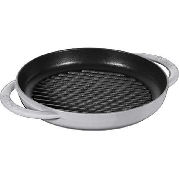 Grill i støbejern - STAUB - 40511-781-0 - 22 cm - Ergonomiske håndtag - Induktionskompatibel