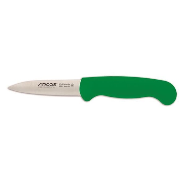 Mondador Arcos Color -veitsi - Prof 290021 ruostumaton teräs Nitrum ja mango ergonominen terä vihreää polypropeenia ja terää