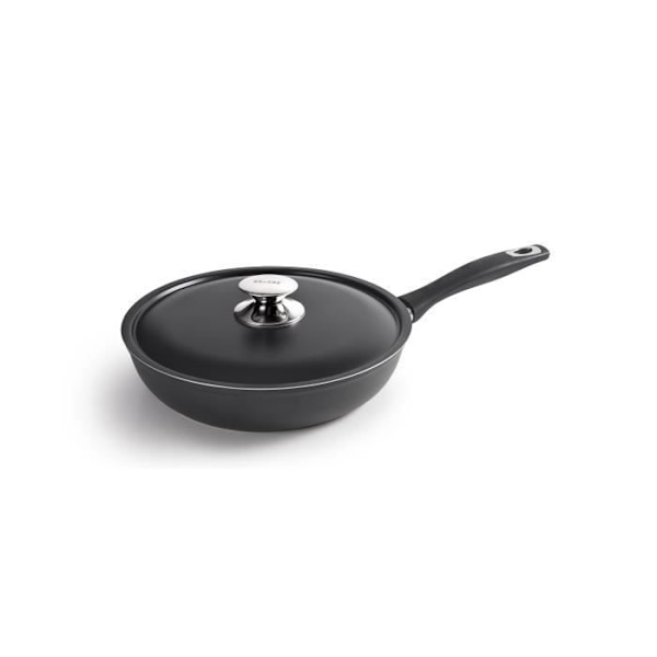 IBILI - Paistinpannu kannella tortillojen paistamiseen Uusi Induplus, 26 cm, Alumiini, Tarttumaton, Induktioyhteensopiva