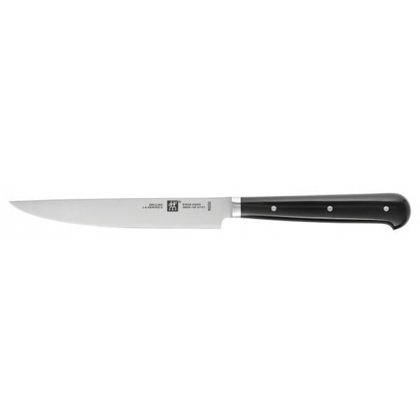 Steakknivar - Zwilling - Design av Matteo Thun - Pakke med 4 - Blader i rustfritt stål - Håndtak i svart ABS
