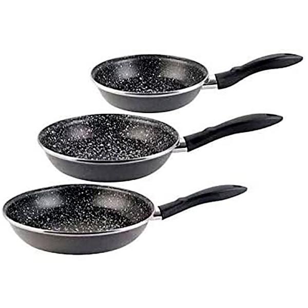 Stegepander - Magefesa - Gransasso - 18-20-24 cm - Non-stick Sten - Induktion Röd