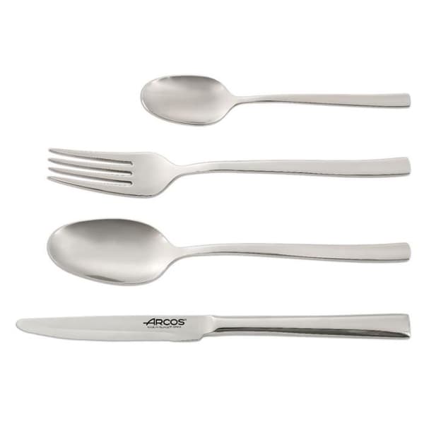 Bordservice - ARCOS - Capri - 24 delar - Rostfritt Stål - Diskmaskin Kompatibel Silver