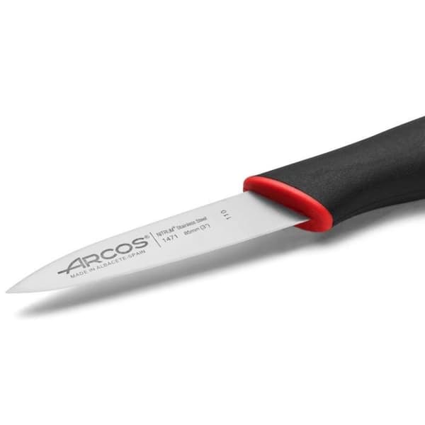 Køkkenkniv - ARCOS - Dúo - Klinge i Nitrum® rustfrit stål - 85 mm - Ergonomisk
