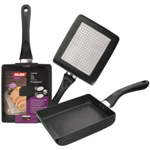 IBILI - Inducta tamagoyaki pande, 15 x 18 cm, aluminium, non-stick, kompatibel med induktion